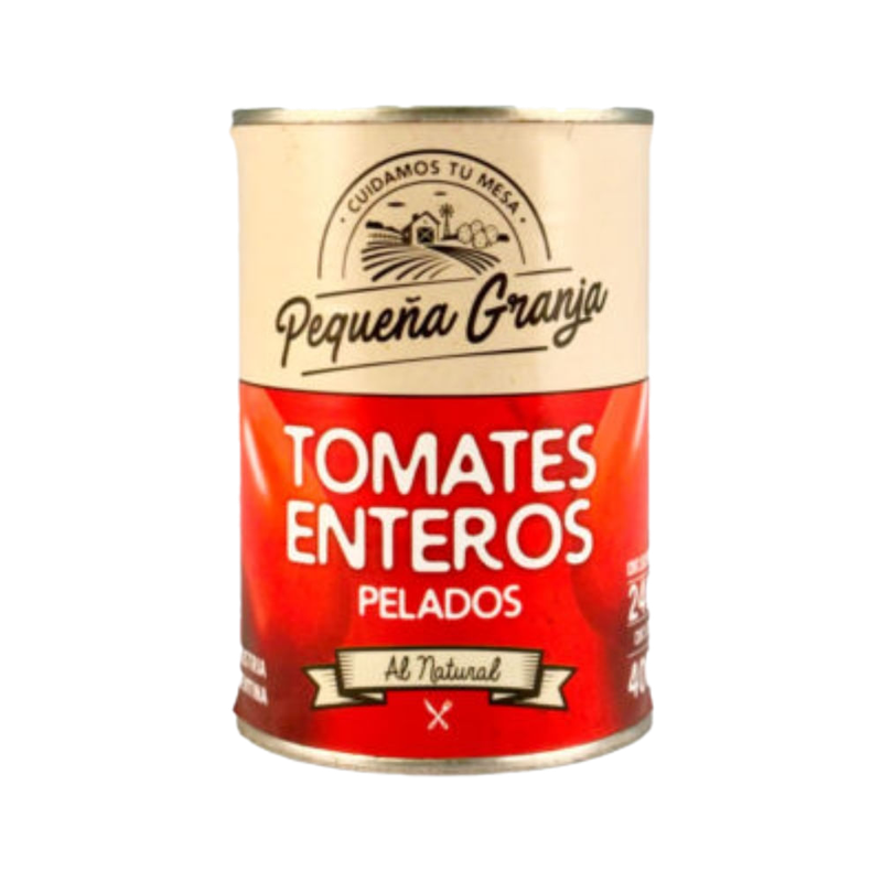 Tomates Enteros Pelados Pequeña Granja 400 G