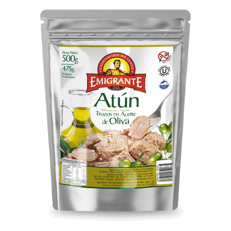 Atún Trozos En Aceite De Oliva Emigrante 500 G