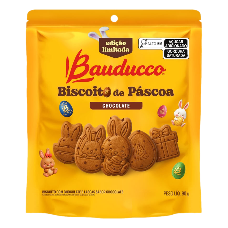 Galletas Biscuit Bauducco Pascua De Chocolate 90 G
