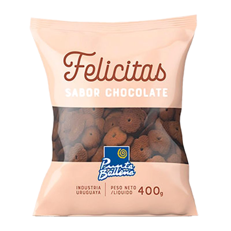 Galletitas Felicita Punta Ballena Chocolate 400 G