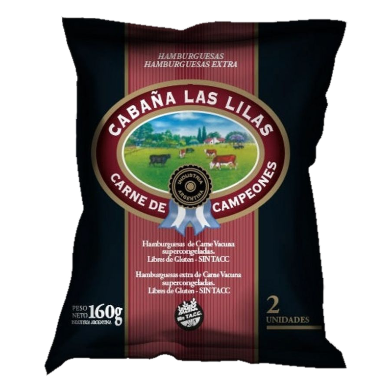 Hamburguesa Cabaña Las Lilas 2 Unidades 160 G