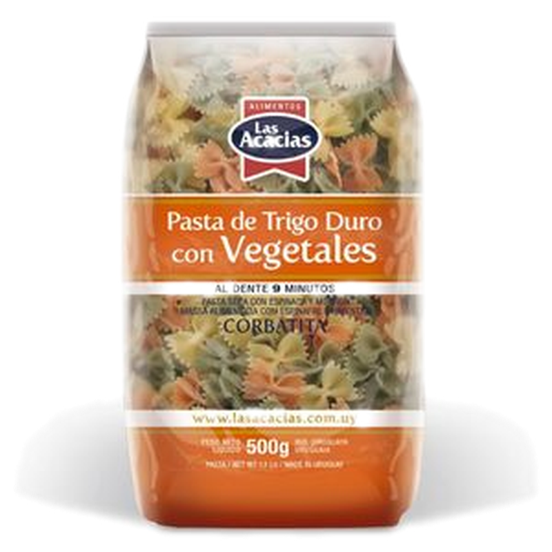 Fideos Las Acacias Con Vegetales Corbatita 50 G