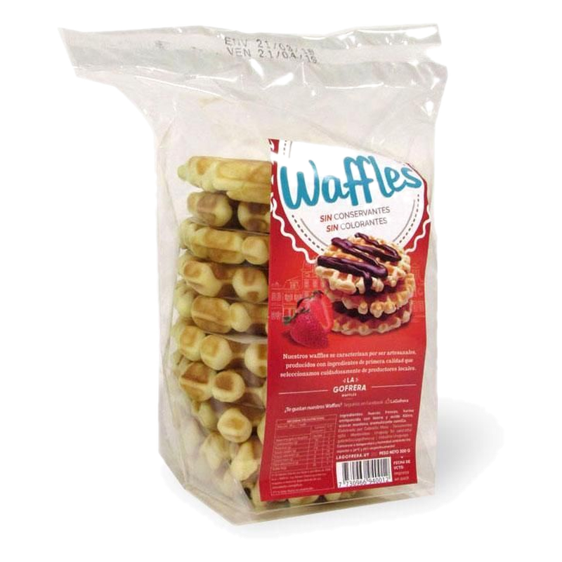 Waffles La Gofrera 10 Unidades