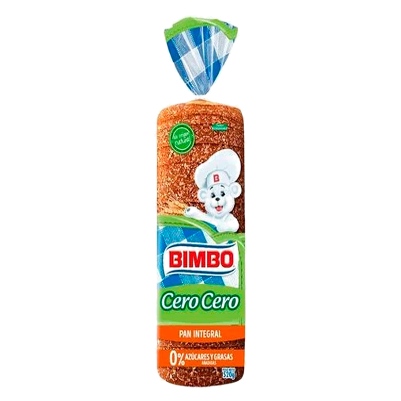 Pan Integral Bimbo Cero 520 G