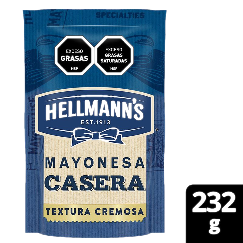 Mayonesa Hellmann's Tipo Casera 247 Ml