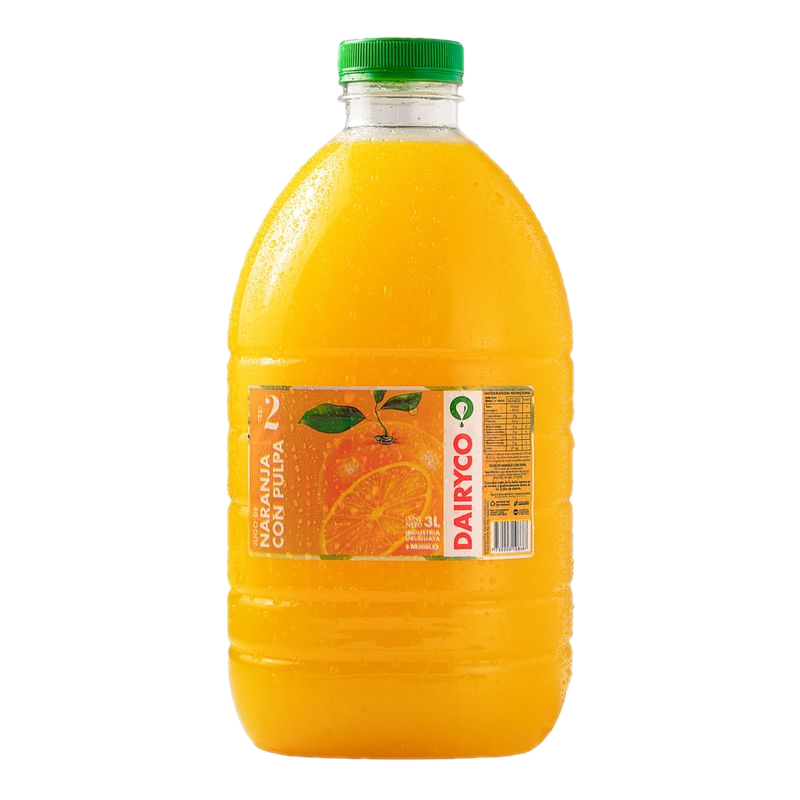 Jugo De Naranja Con Pulpa Dairyco Bidón 3 L