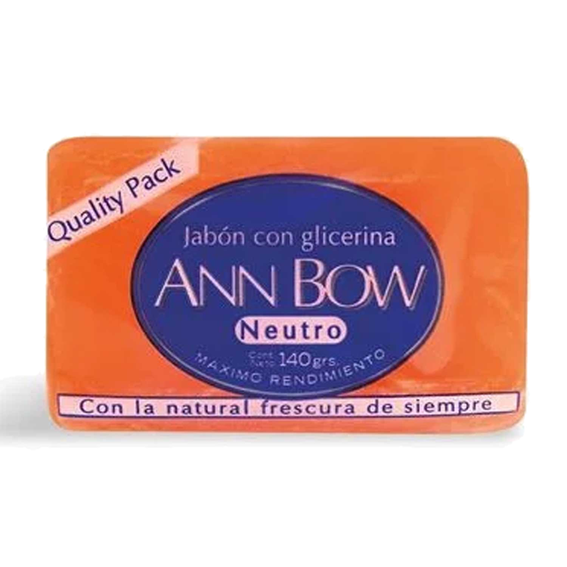 Jabon De Tocador Ann Bow Glicerina 140 G