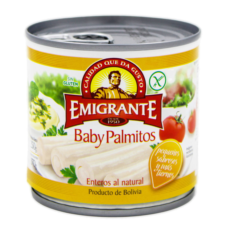 Palmito Entero Baby Emigrante 250 G