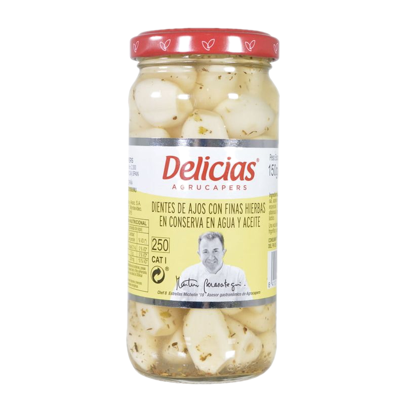 Dientes De Ajo Con Finas Hierbas Delicias 245 G