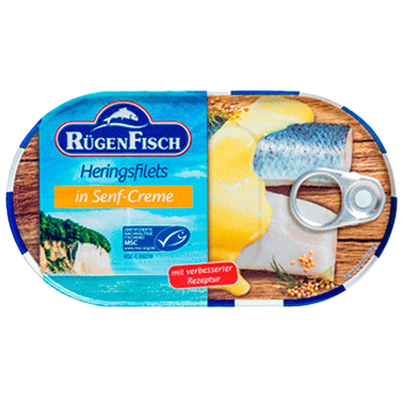 Arenque Rugen Fisch En Crema De Mostaza 200 G