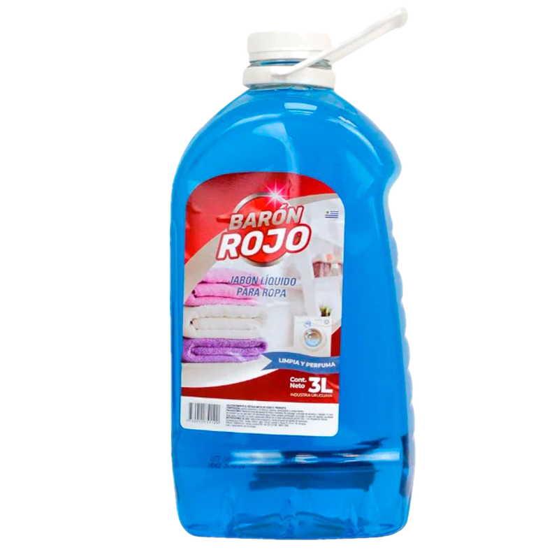 Jabon Liquido Ropa Baron Rojo 3 L