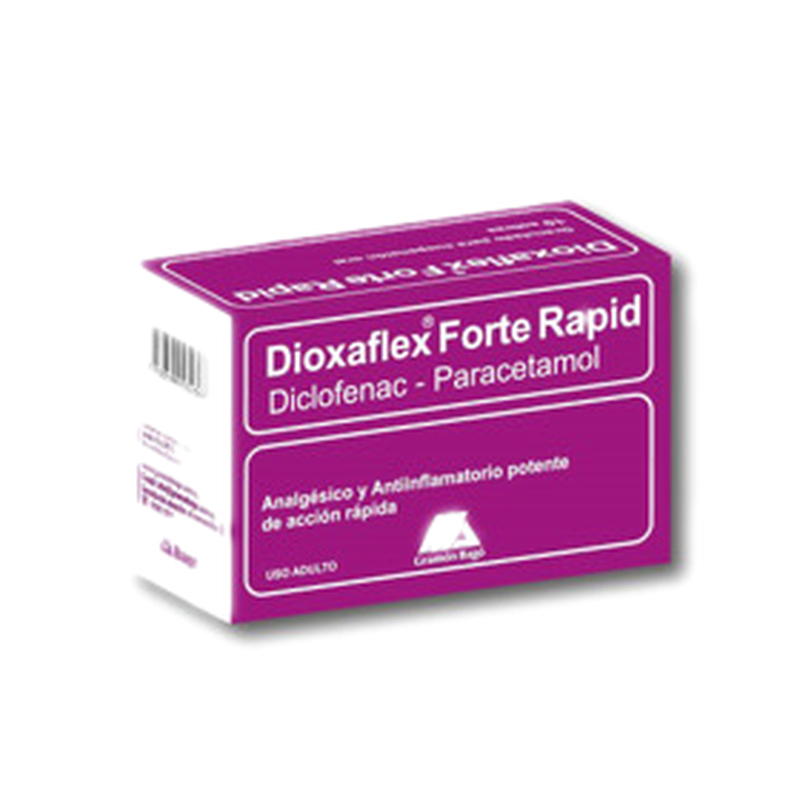 Dioxaflex Forte Rapid Sobres 65+500mg [10 Sob.]