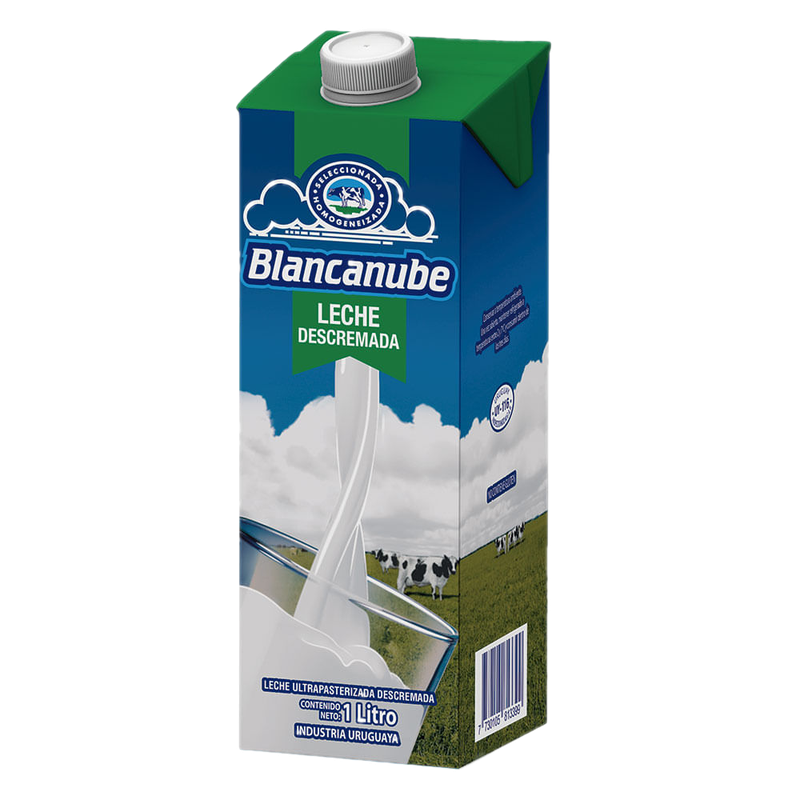 Leche Descremada Blancanube 1 L