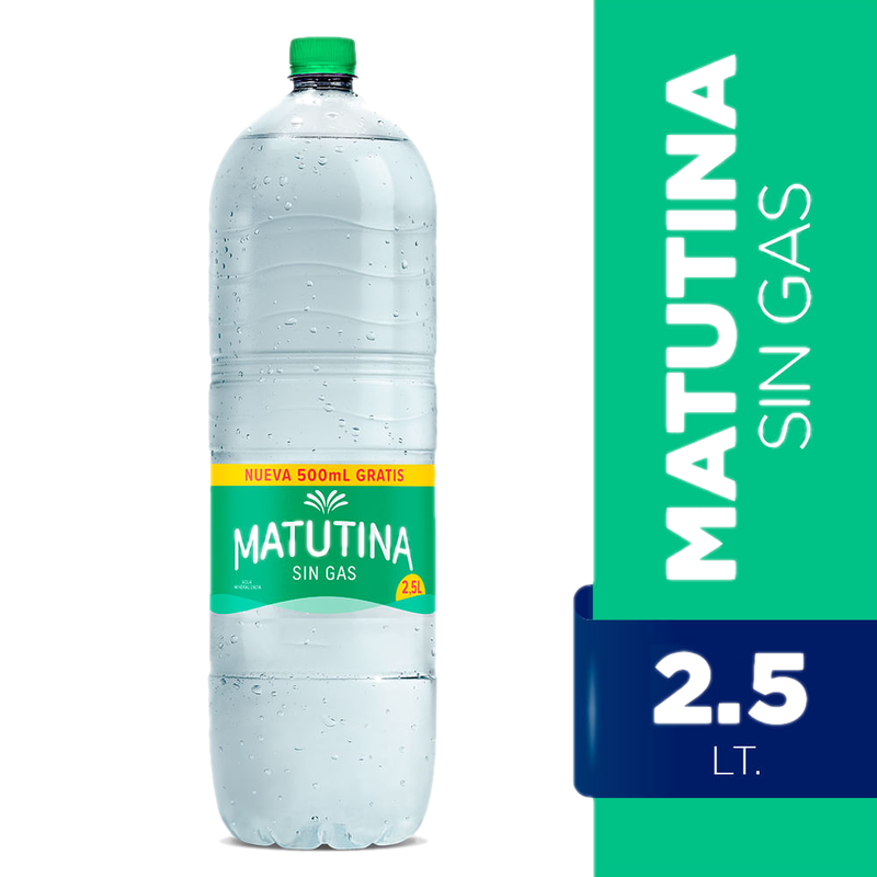 Agua Matutina Sin Gas 2,5 L