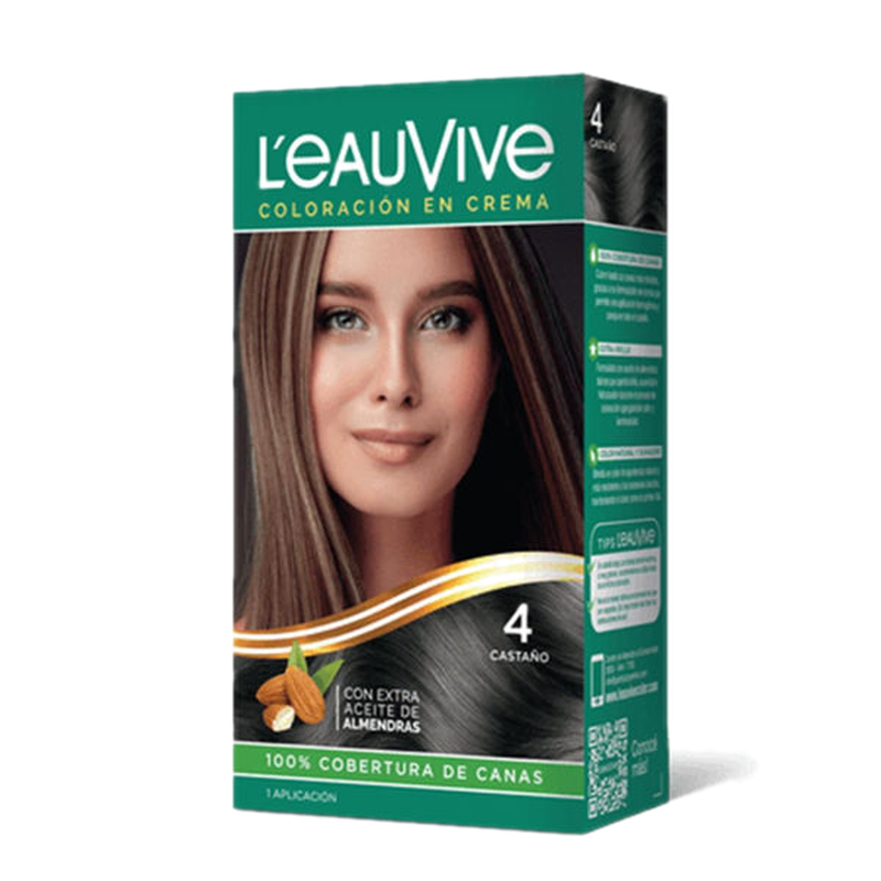 Leau Vive Tinta Kit Nº 4 Castaño