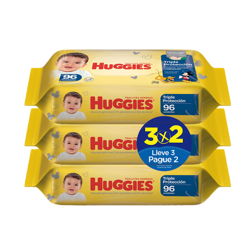 Toallitas Húmedas Huggies Limpieza Cotidiana