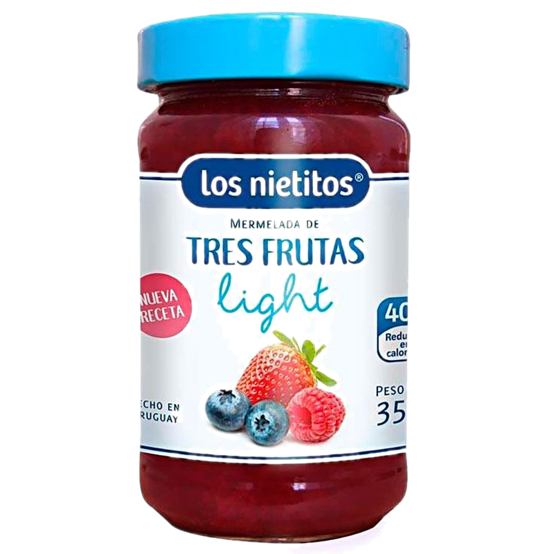 Mermelada Light Los Nietitos Tres Frutas 350 G