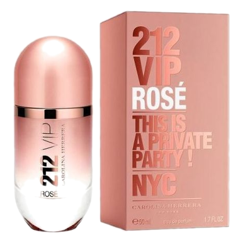 Perfume Carolina Herrera 212 Vip Rose Edp 50 Ml