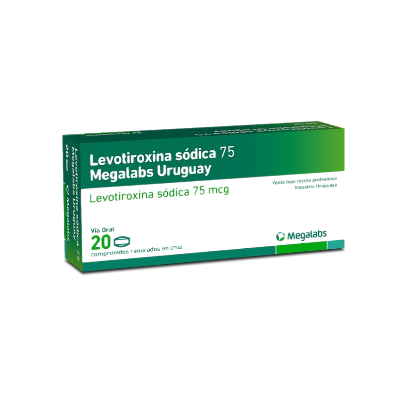 Levotiroxina Sodica Megalabs 75 Mcg. 20 Comp.