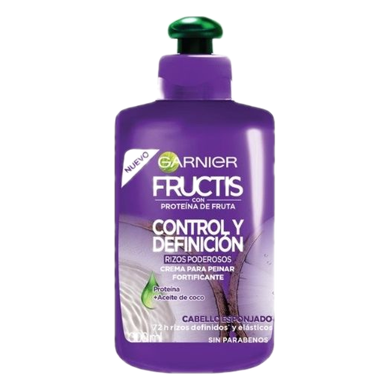 Garnier Fructis Crema Para Peinar Rizos Manejables 300 Ml