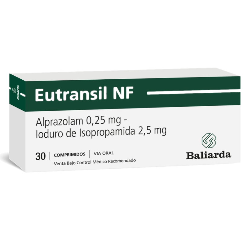 Eutransil Nf 0.25 Mg/2.5 Mg 30 Comprimidos