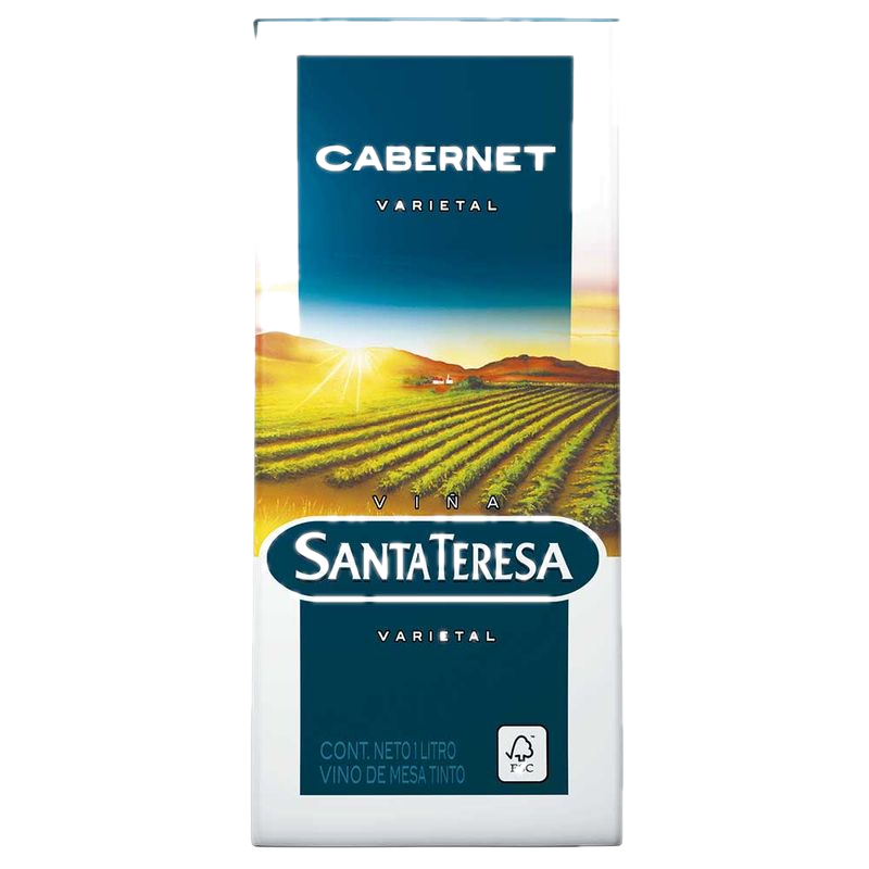 Vino Tinto De Mesa Cabernet Santa Teresa 1 L