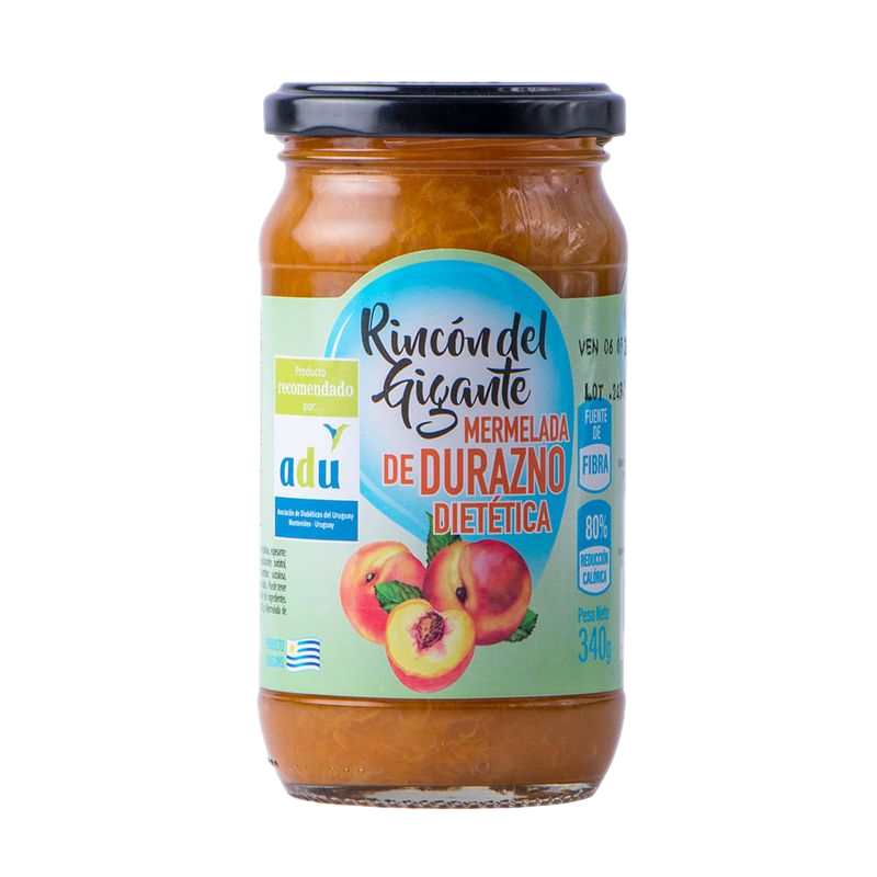 Mermelada De Durazno Dietética Rincon Del Gigante 340 G