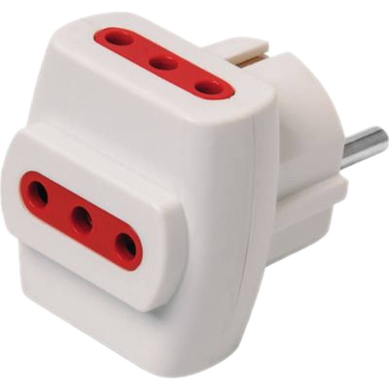 Adaptador Schuko A 3 En Línea
