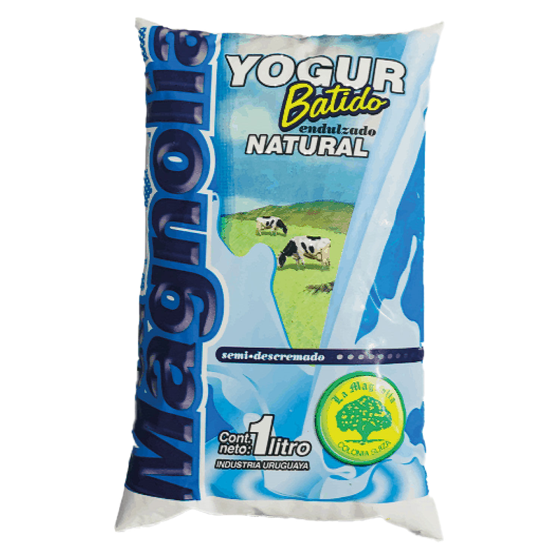 Yogur La Magnolia Batido Natural 1 L