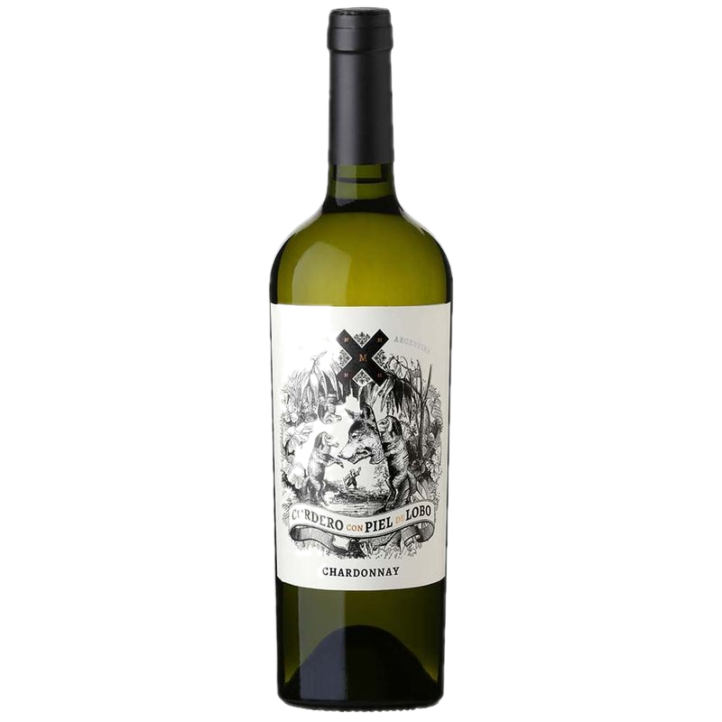 Vino Blanco Chardonnay Cordero Piel De Lobo 750 Ml