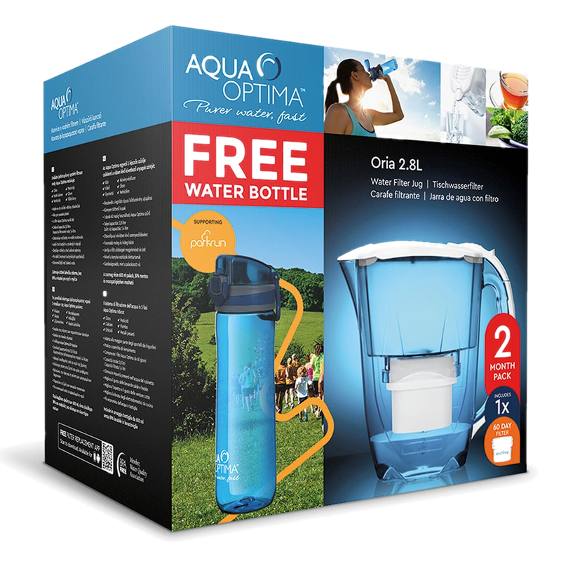Jarra De Agua Aqua Optima Ej0622 Oria Con Filtro 2.8 L + Botella