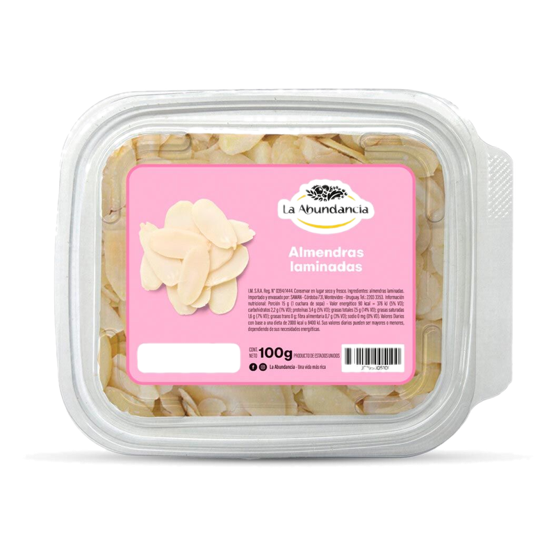 Almendras Laminadas La Abundancia 100 G