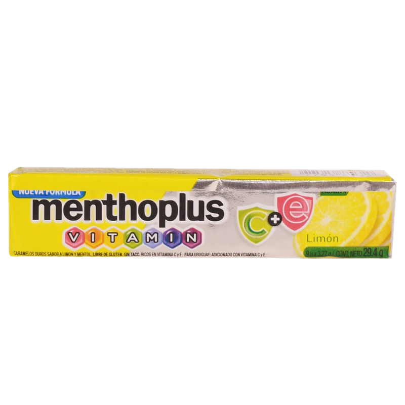 Pastillas Menthoplus Vitamin Limón
