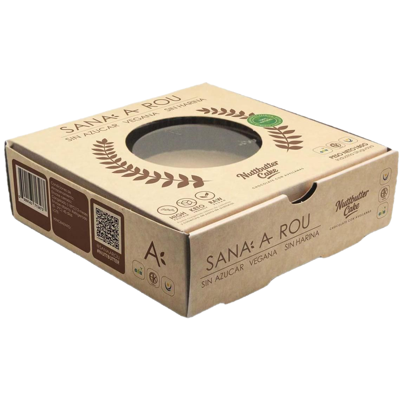Nuttbutter Cake Sana A Rou Avellanas 180 G