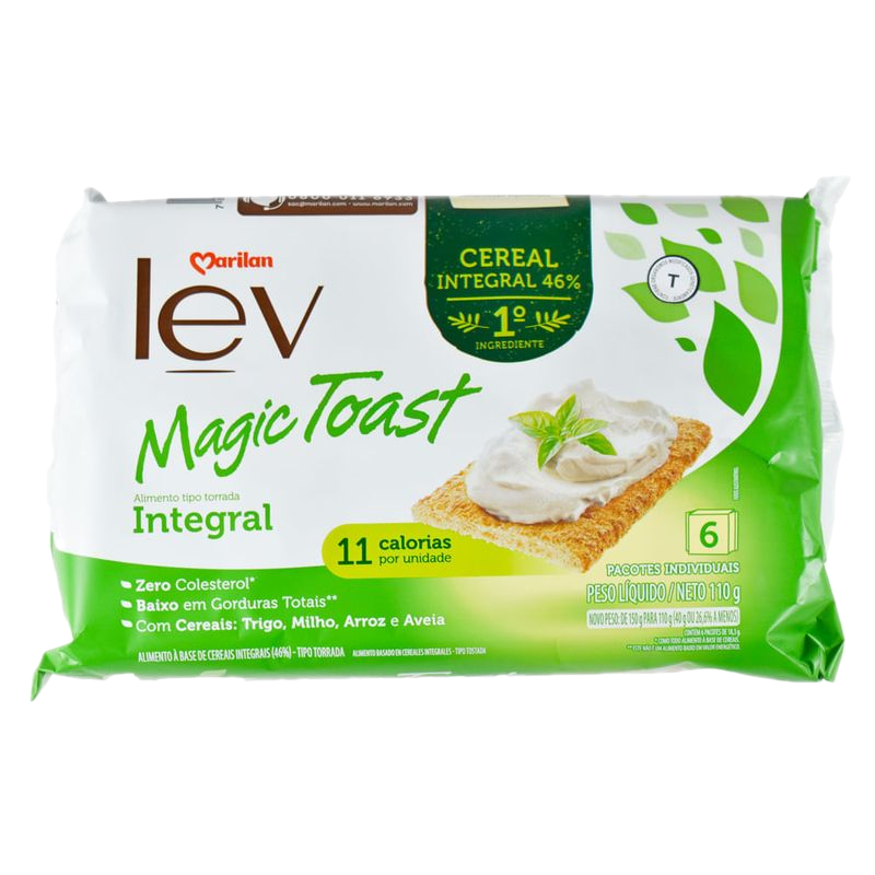 Tostadas Integrales Magic Toast Marilan 110 G