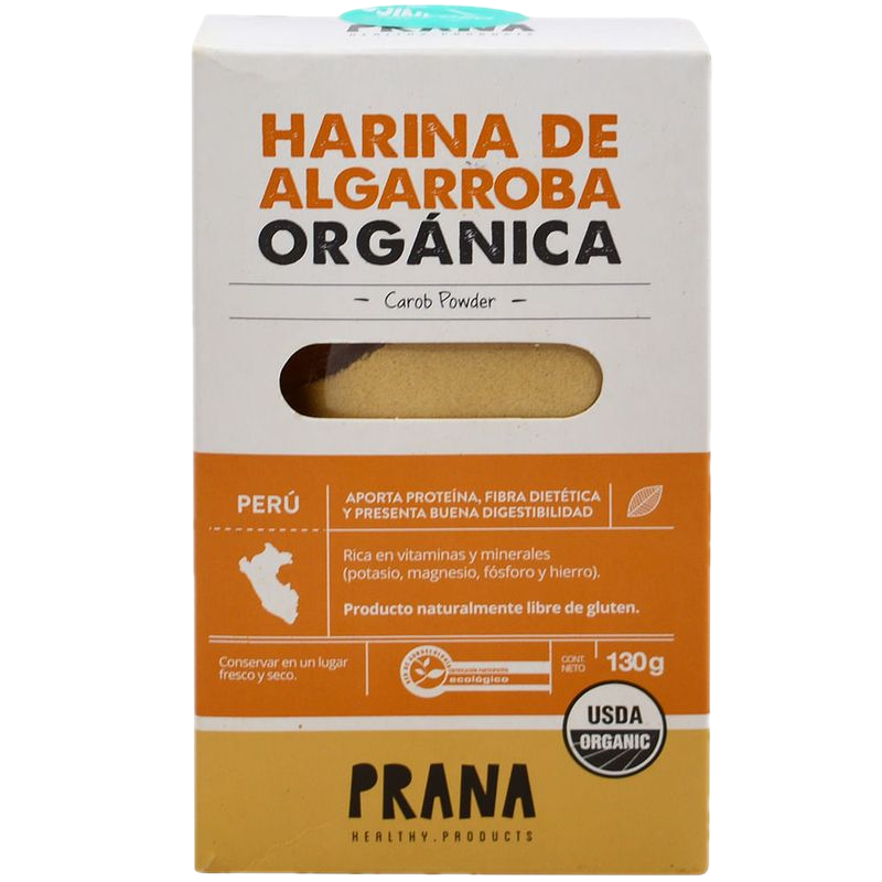 Harina De Algarroba Orgánica Prana 130 G