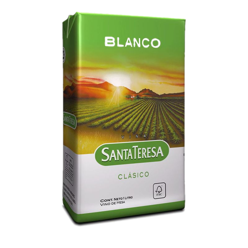 Vino Blanco De Mesa Santa Teresa Nacional 1 L