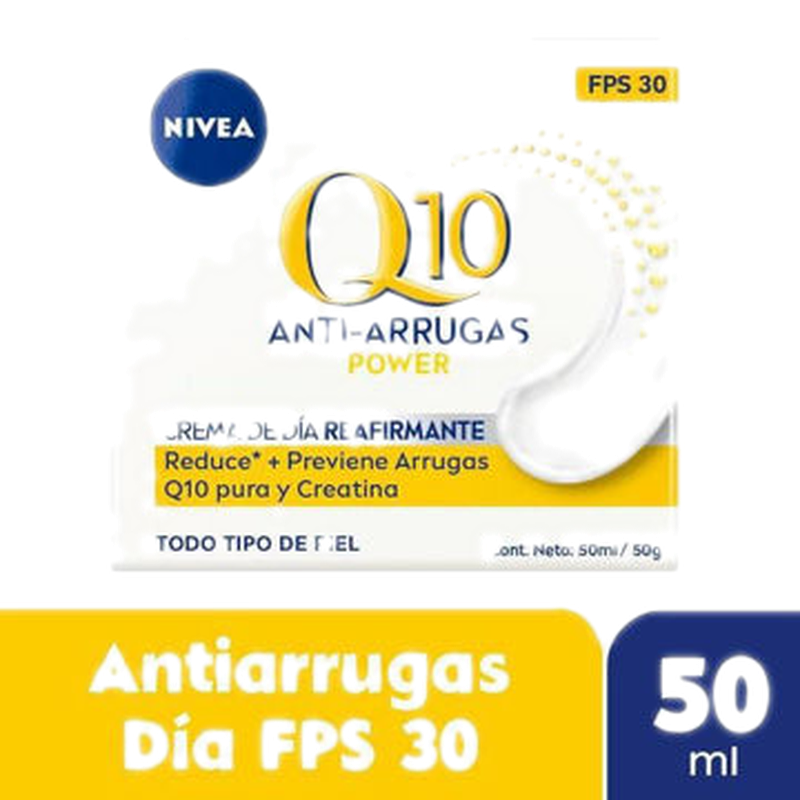Nivea Q10 Power Dia Anti-arrugas Reafirmante Fps 15 50 Ml