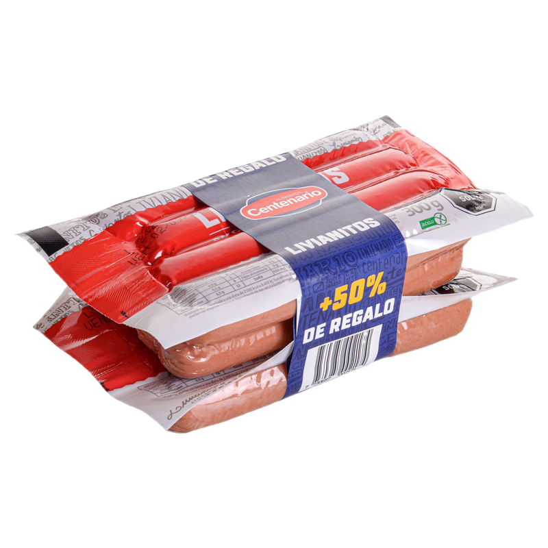 Pack Frankfurter Extra Centenario 8 Unidades + 4 Unidades Extra