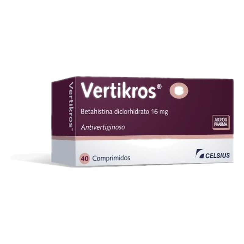 Vertikros 16 Mg X 40 Comprimidos