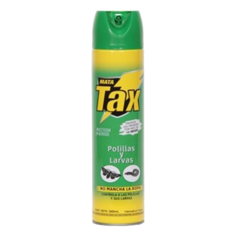 Insecticida En Aerosol Matapolillas Y Larvas Tax 360 Ml