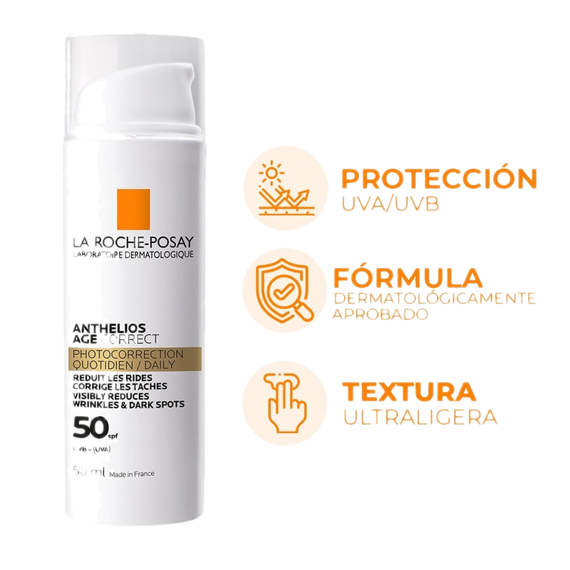 Protector Solar La Roche Posay Anthelios Uv Daily Antiedad Fps50 50 Ml