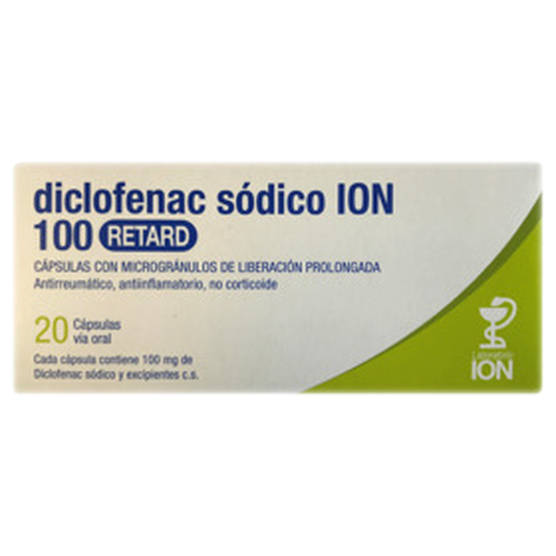 Diclofenac Ion 100 Retard 100 Mg [20 Cap.]