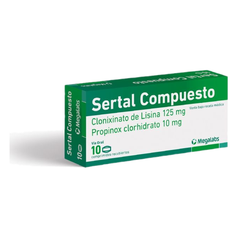 Sertal Nf Compuesto X 10 Tabletas