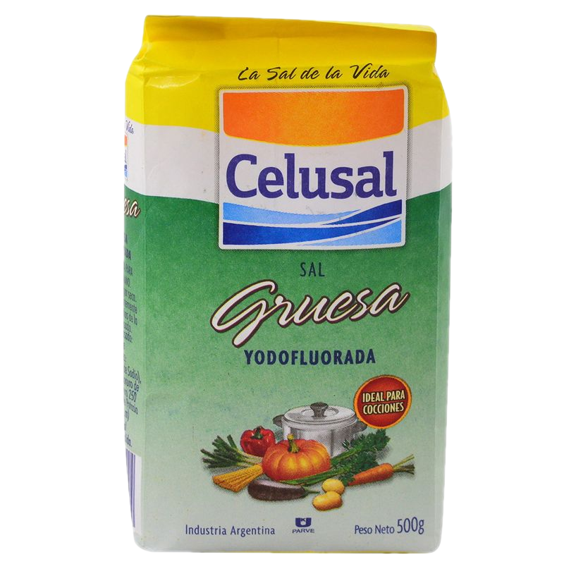 Sal Gruesa Celusal Yodada Fluorada 500 G