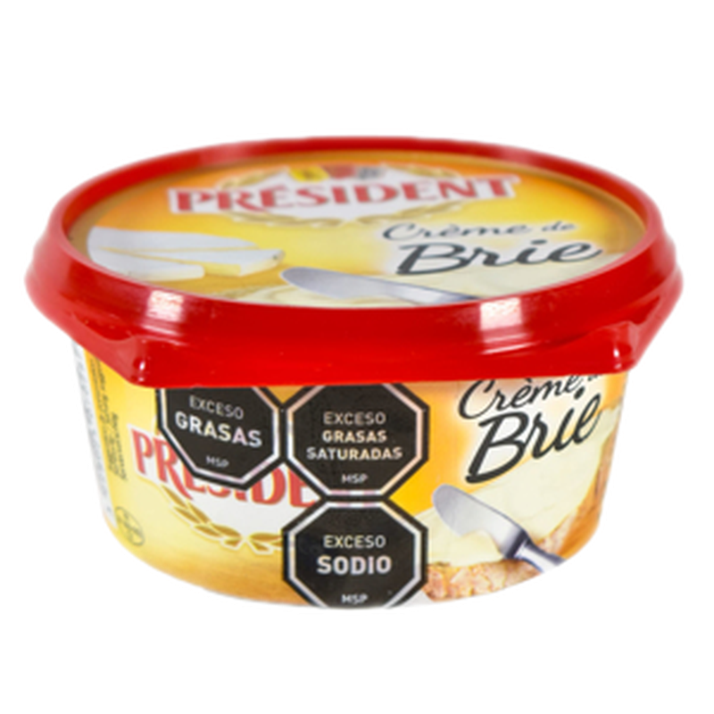 Queso Crema Brie President 125 G