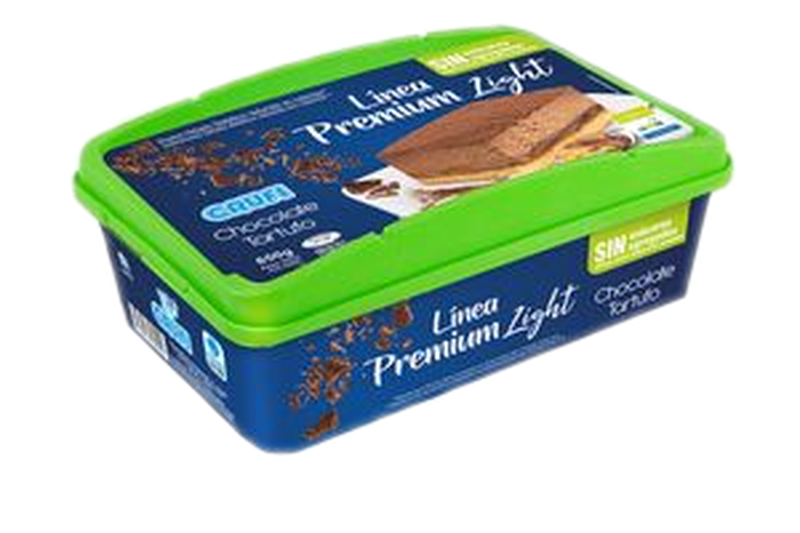 Helado Crufi Línea Premium Light Chocolate Tartufo 1 L