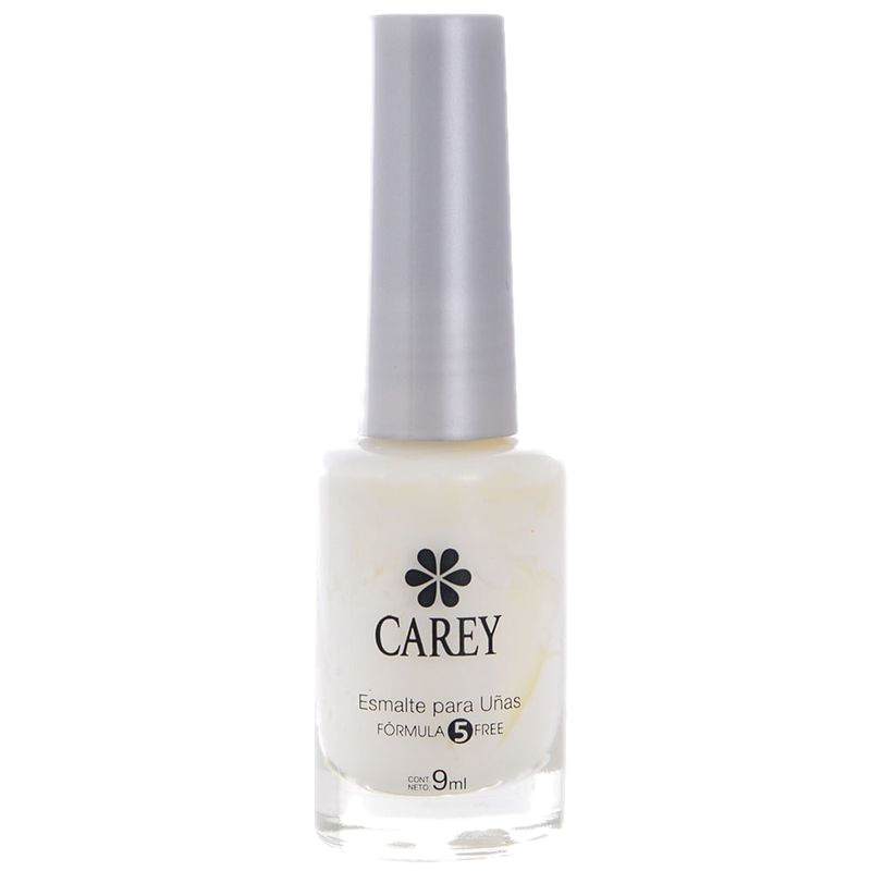 Esmalte De Uñas Carey N° 037 Blanco Tiza Cremoso