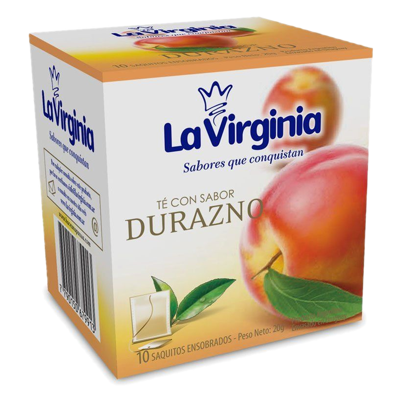 Té Con Sabor Durazno La Virginia 10 Sobres