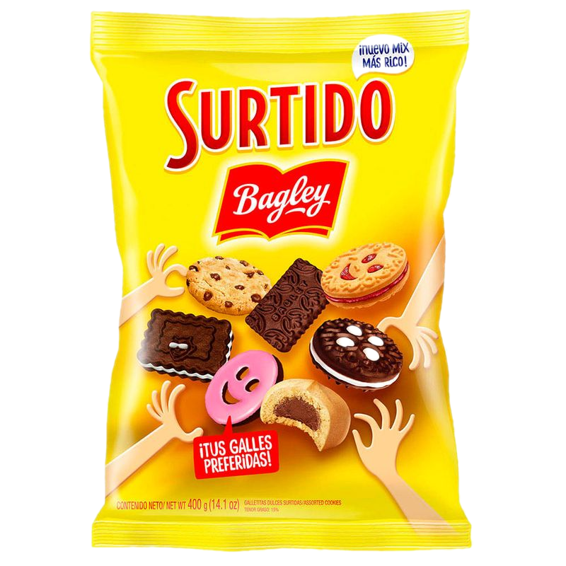 Galletitas Dulces Bagley Surtidas 400 G